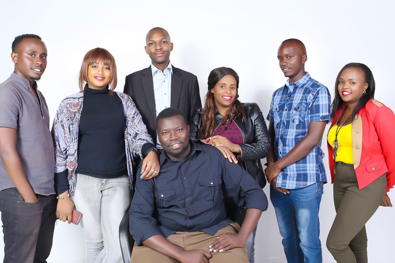 The Kikwetu Foundation team gathered together for a group photo